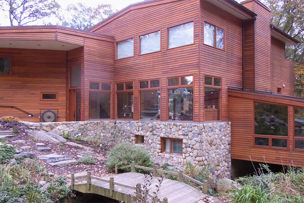 Hardwood style house