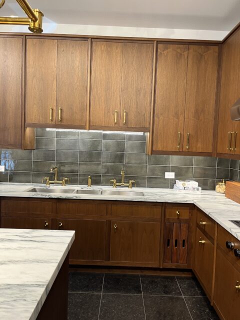 Kitchen Remodel in Greenwich, CT: Walnut and Brass by Gerety Building & Remodeling, photo 1